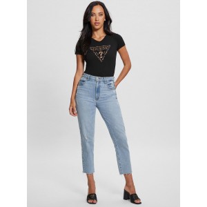 Black Leo Triangle Logo T-Shirt