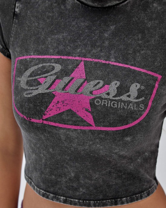 Guess Originals Star Logo Cropped T-Shirt Guess Originals Star Logo Cropped T-Shirt