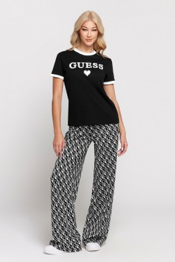 Black Caryl Short Sleeve T-Shirt