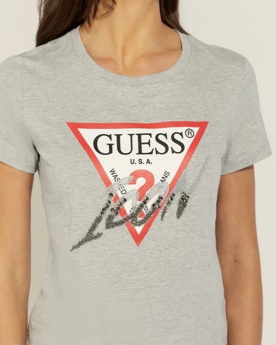 Eco Grey Icon Logo T-Shirt