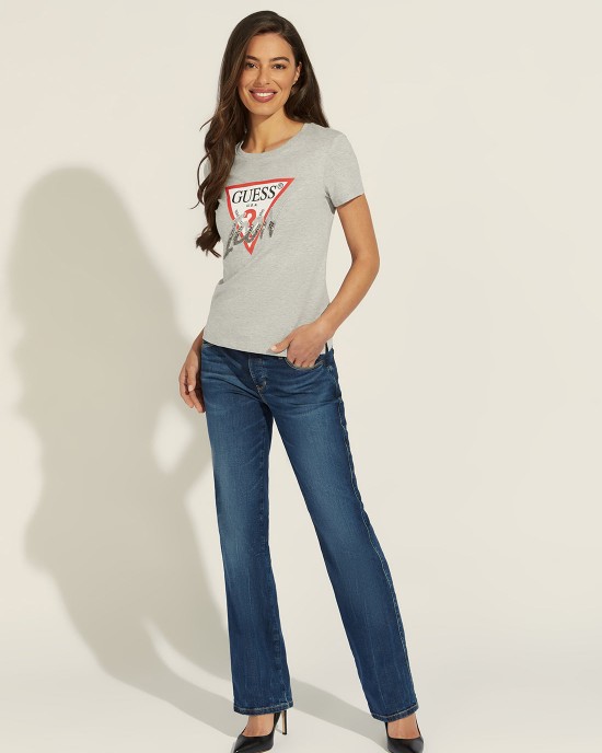 Eco Grey Icon Logo T-Shirt