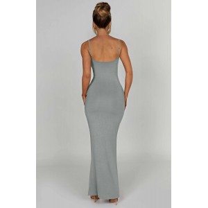 Saskia Maxi Dress - Steel