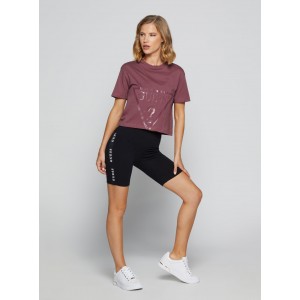 Eco Wine Adele Active Crop T-Shirt