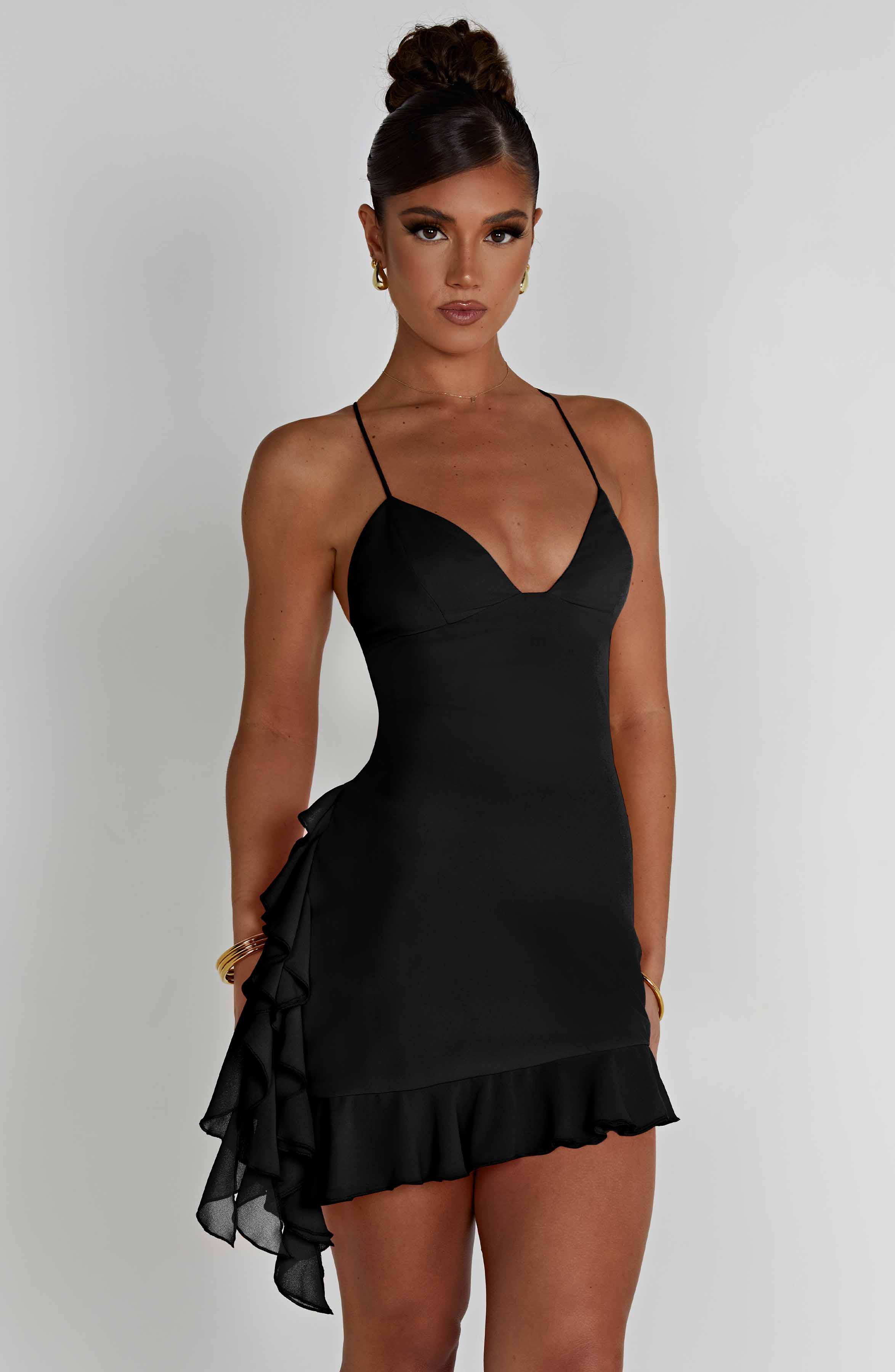 Larosa Mini Dress - Black Larosa Mini Dress - Black