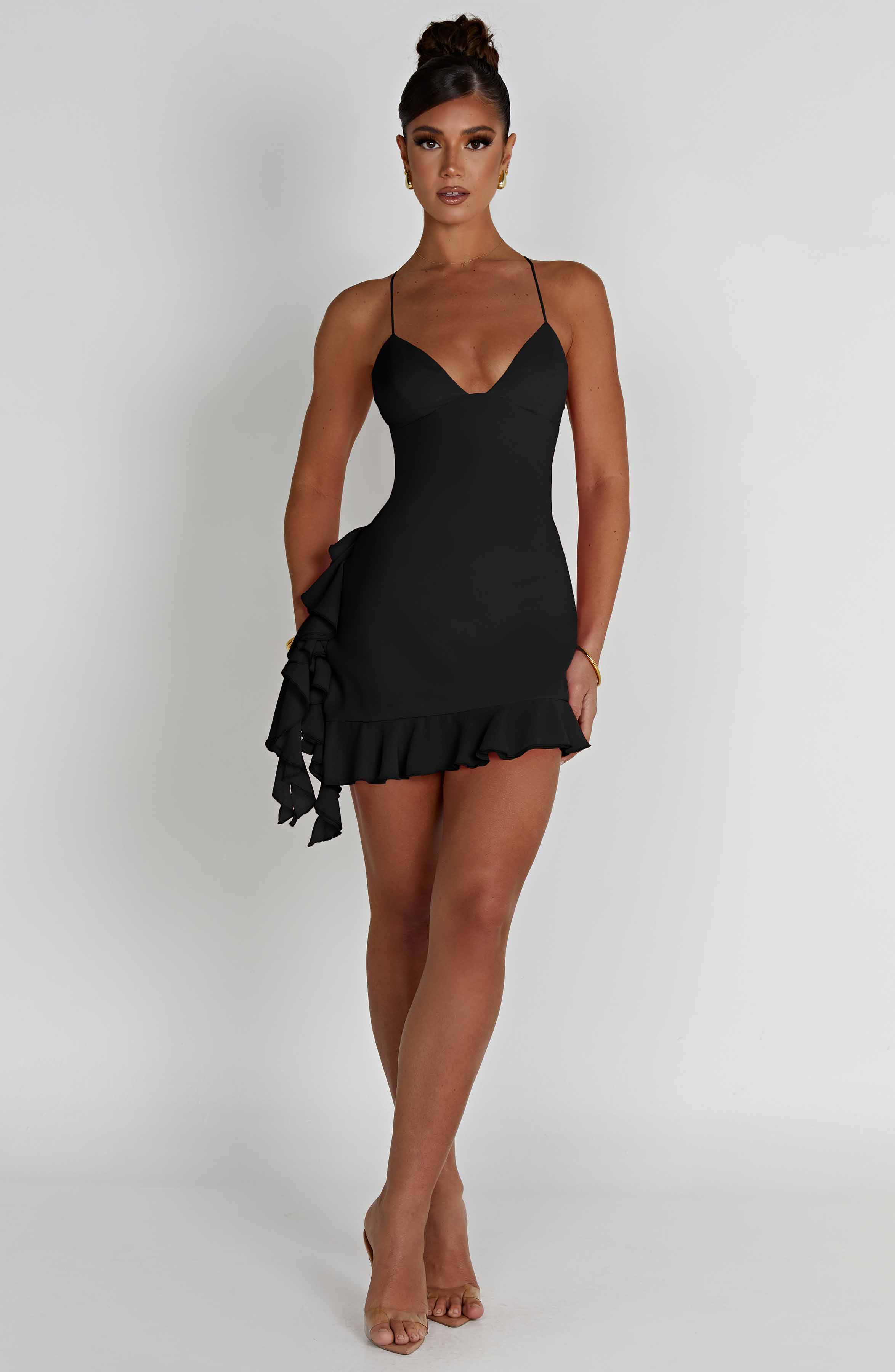 Larosa Mini Dress - Black Larosa Mini Dress - Black