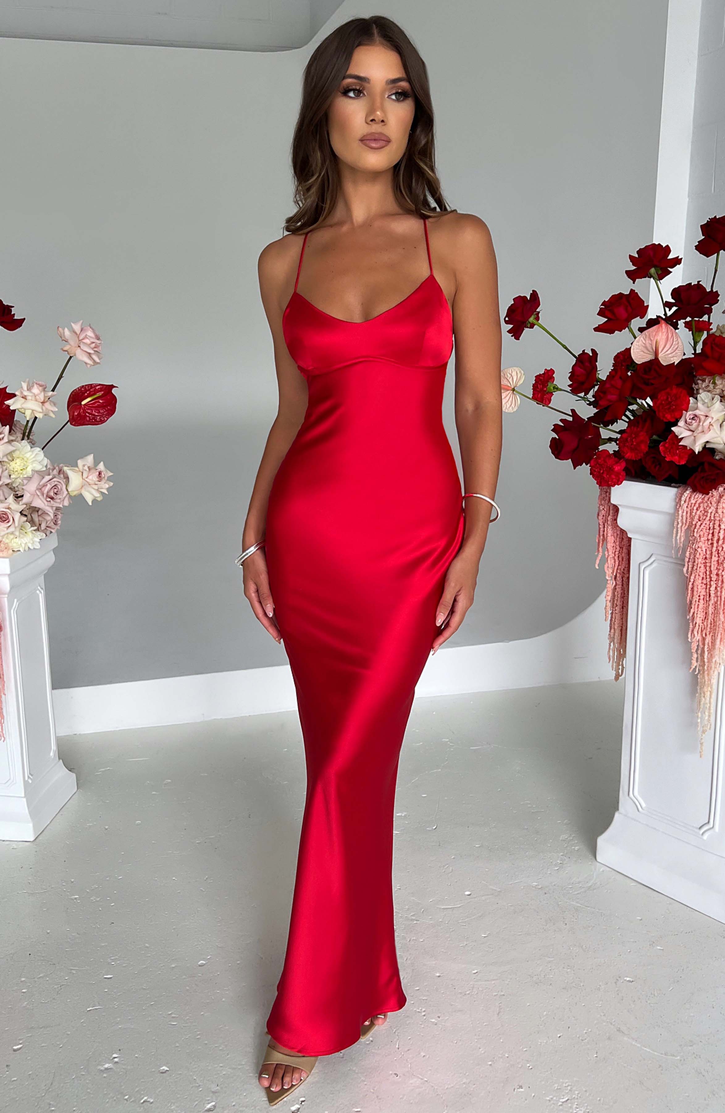 Malika Maxi Dress - Red Malika Maxi Dress - Red