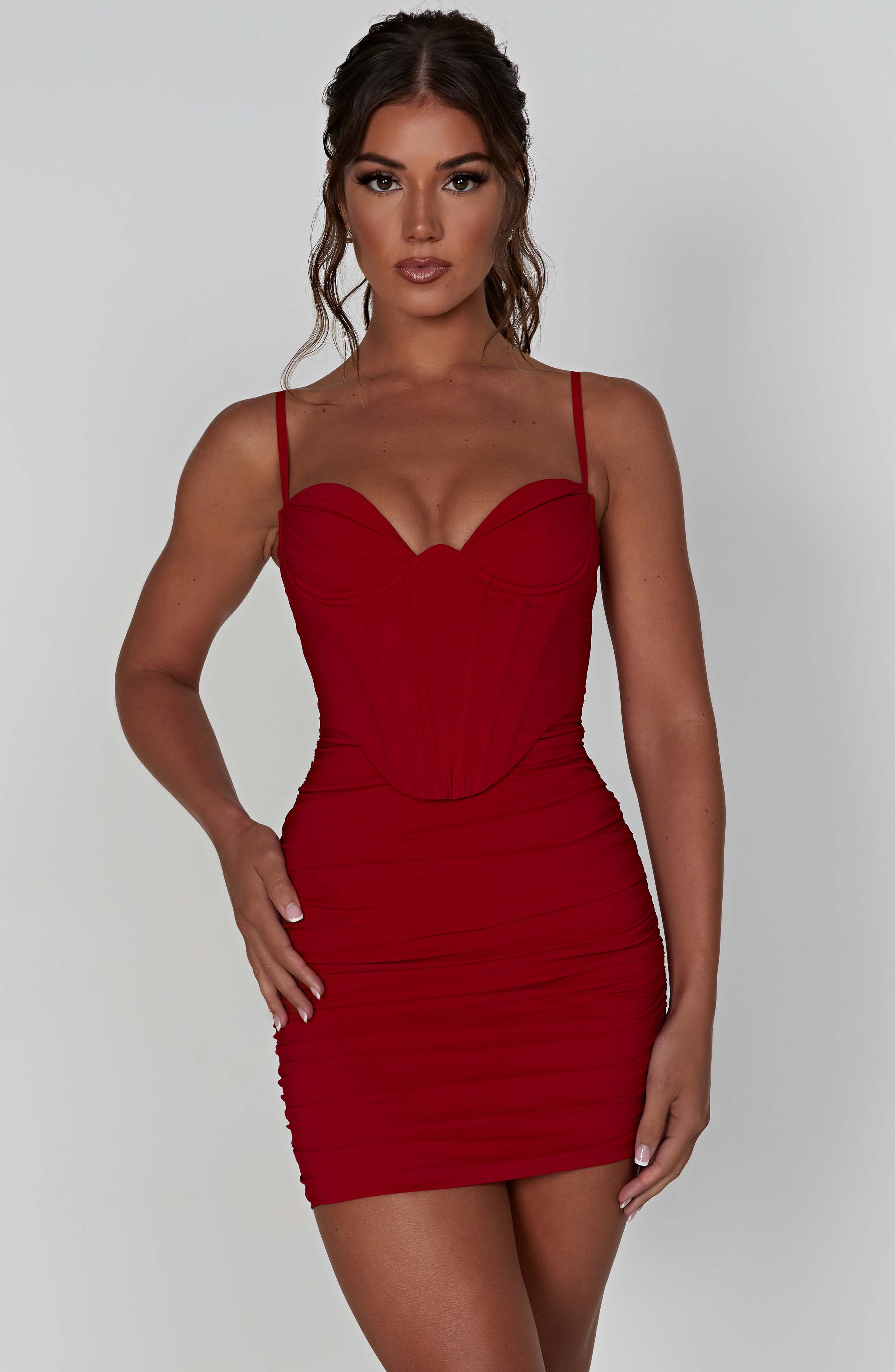 Nyla Mini Dress - Red Nyla Mini Dress - Red
