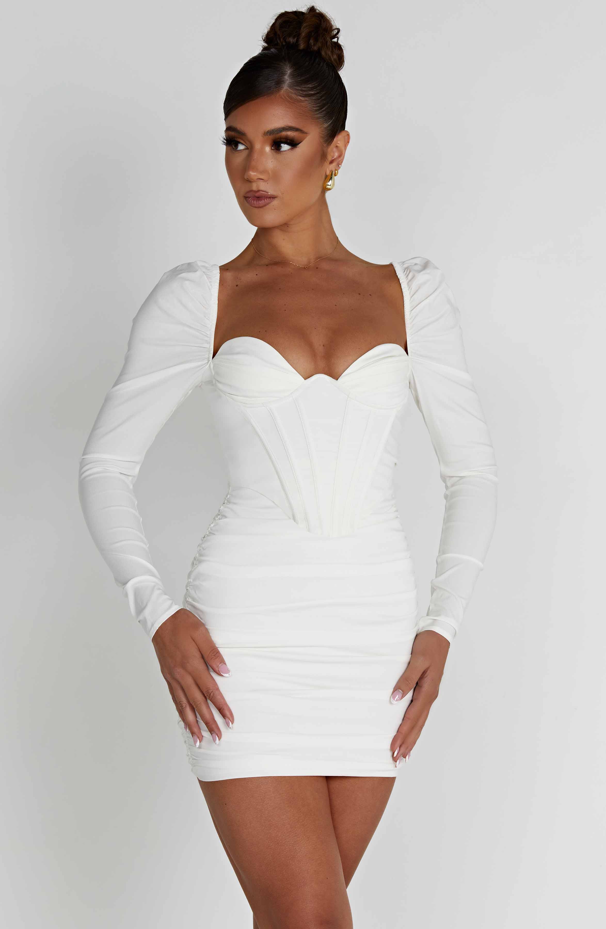 Louise Mini Dress - White Louise Mini Dress - White