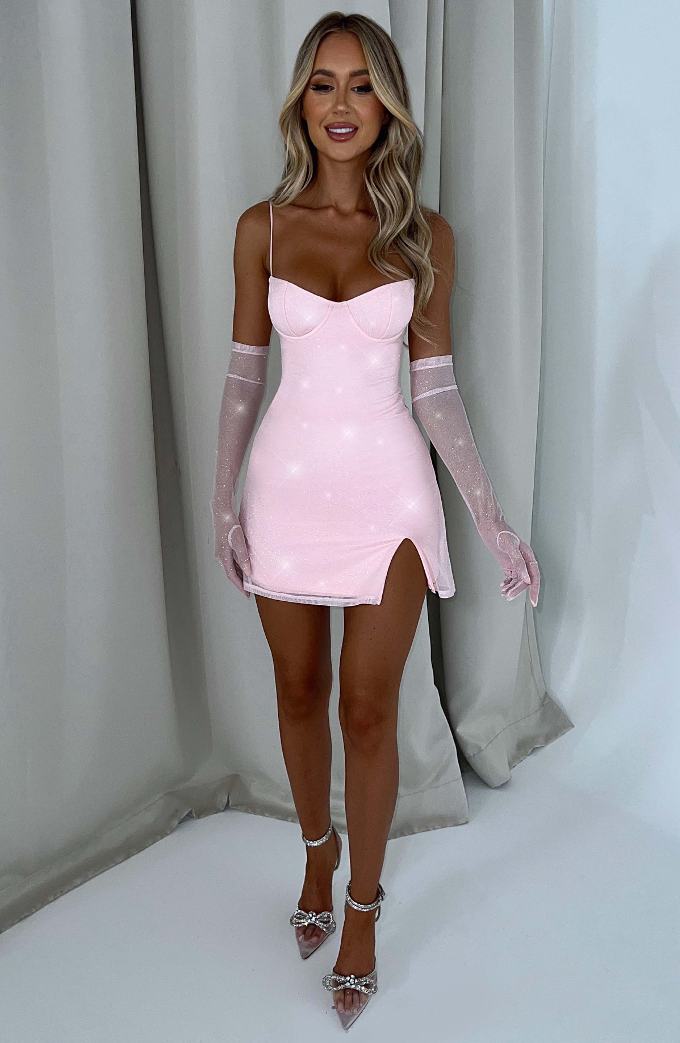 Pixie Mini Dress - Pink Sparkle Pixie Mini Dress - Pink Sparkle