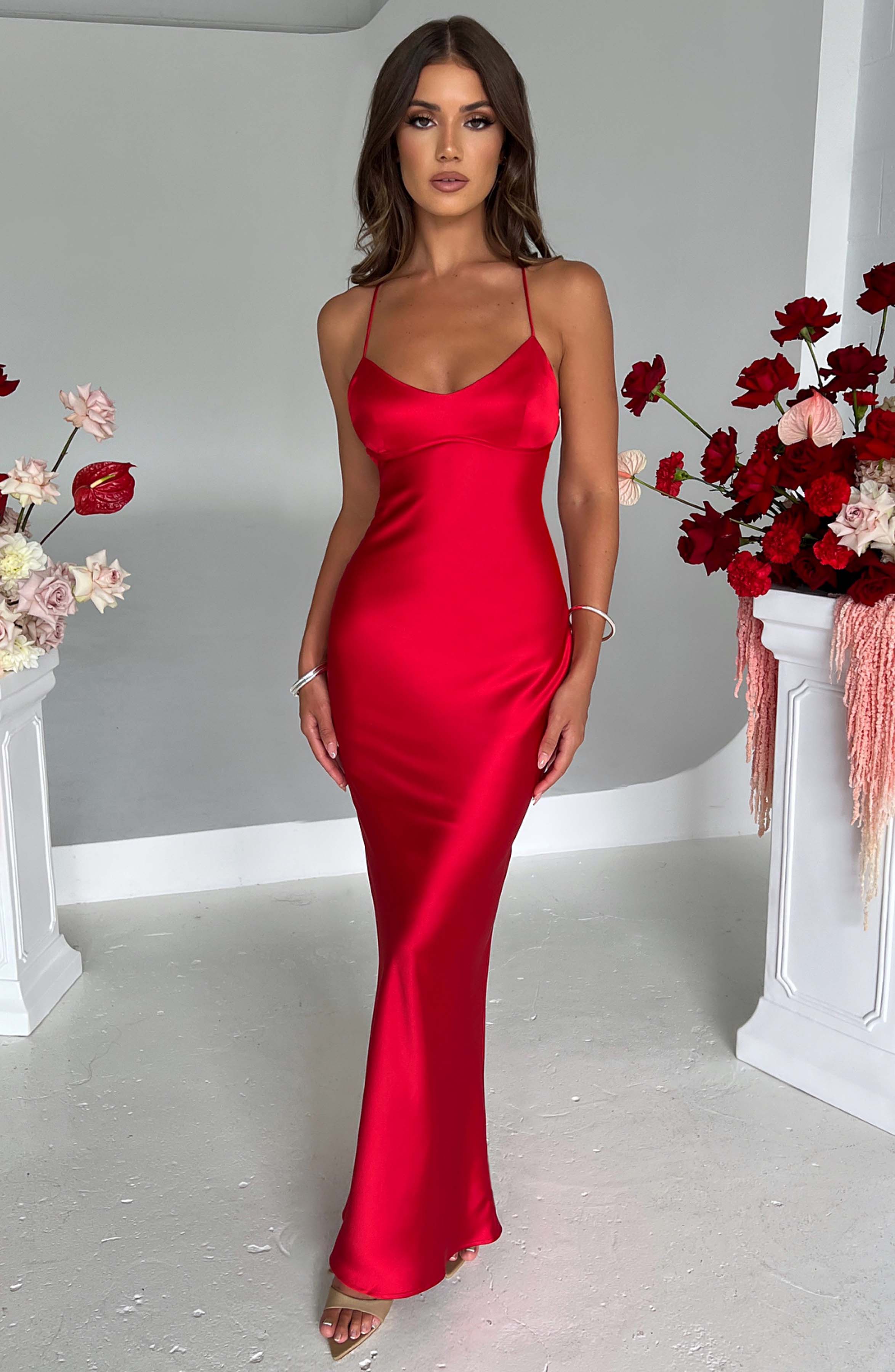 Malika Maxi Dress - Red Malika Maxi Dress - Red