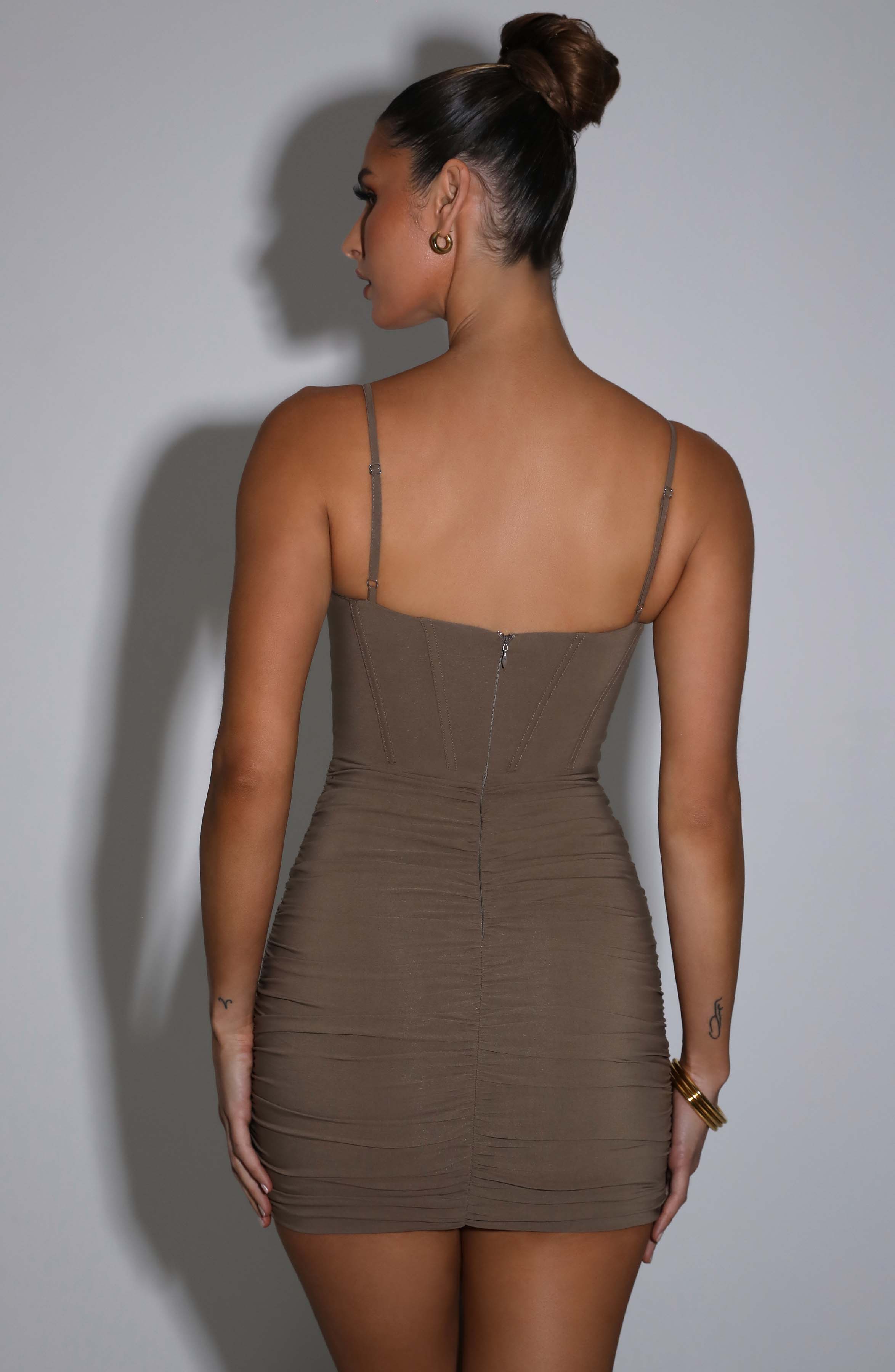 Nyla Mini Dress - Mocha Nyla Mini Dress - Mocha
