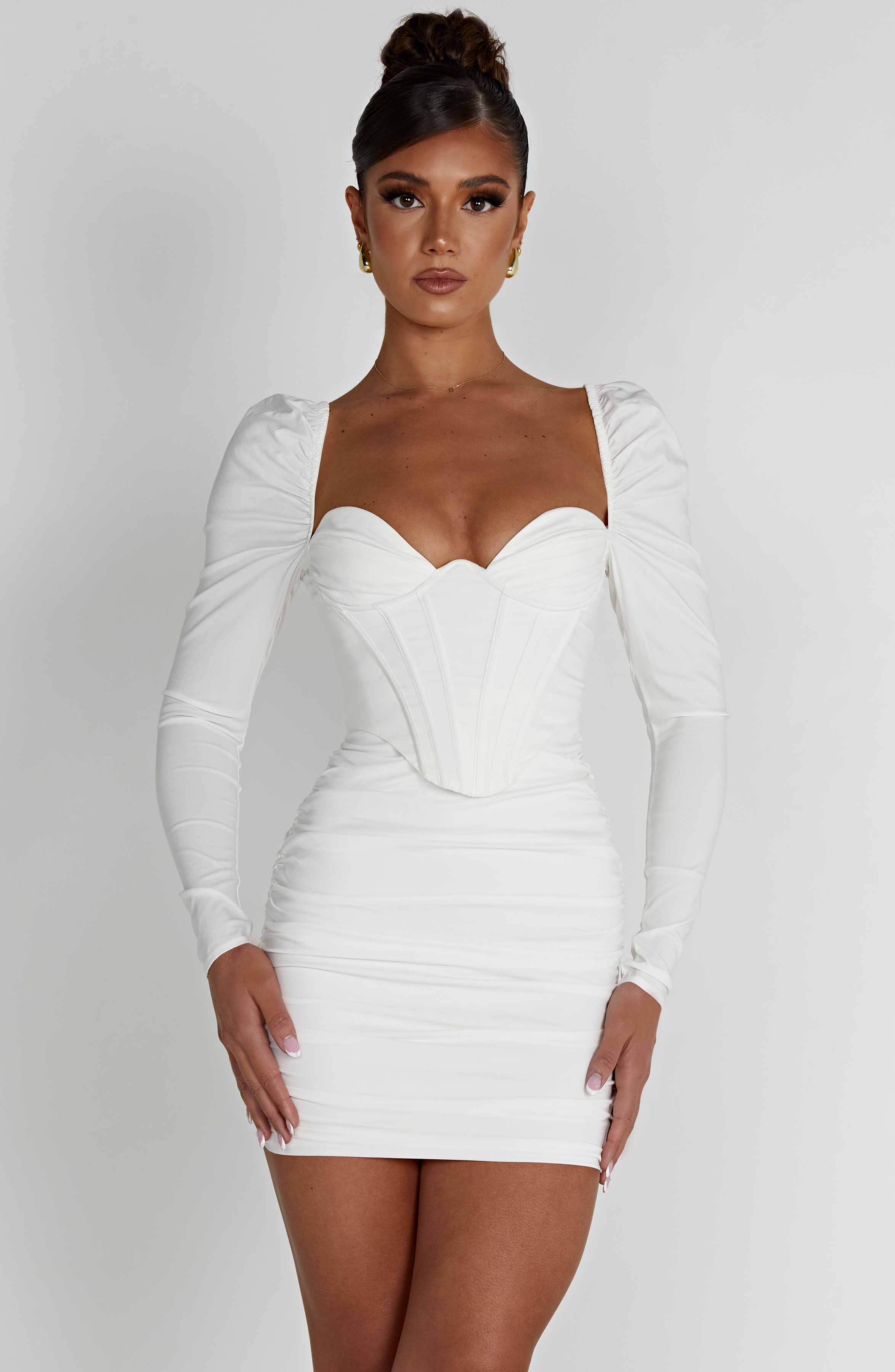 Louise Mini Dress - White Louise Mini Dress - White