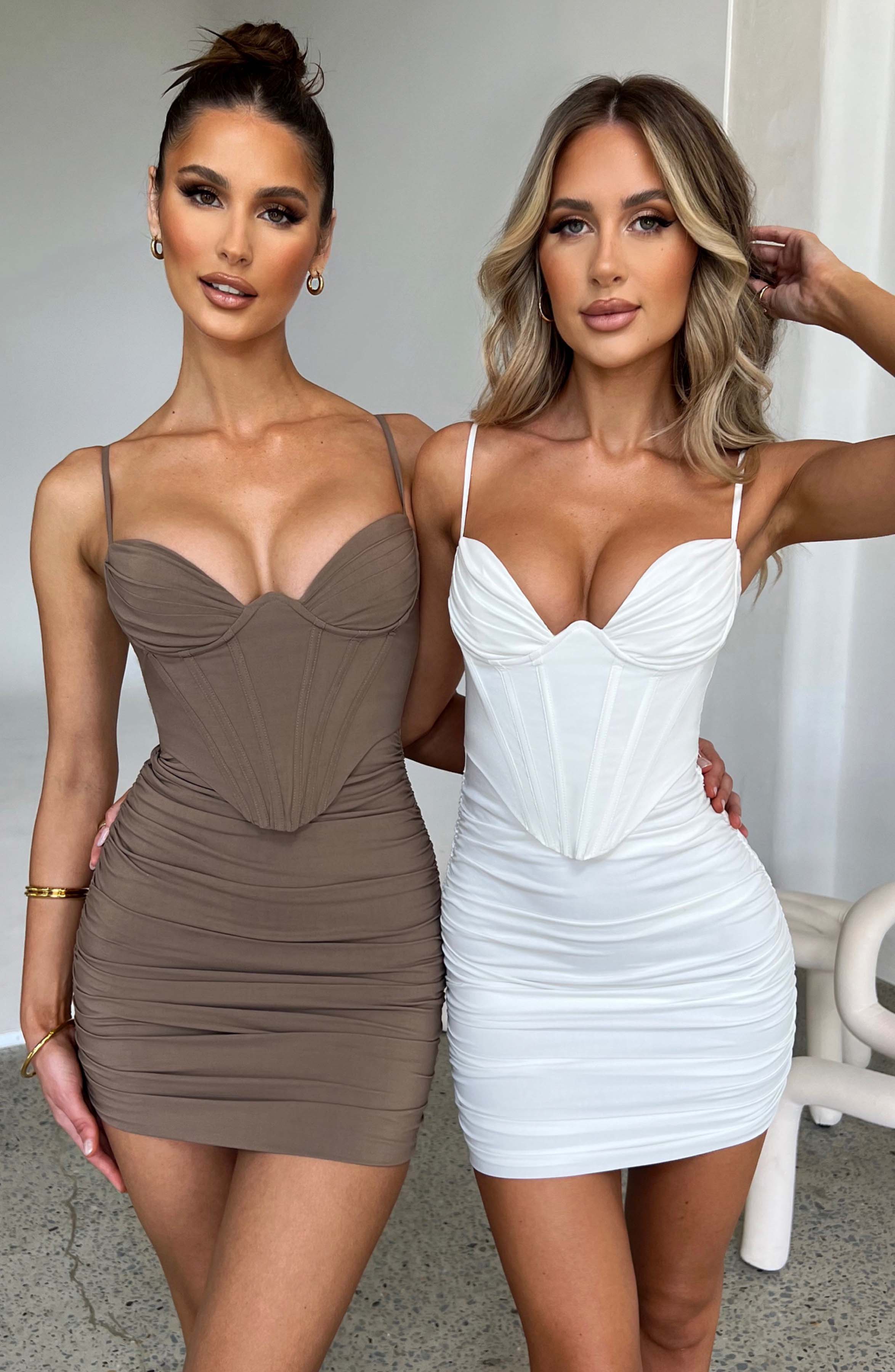 Nyla Mini Dress - Mocha Nyla Mini Dress - Mocha