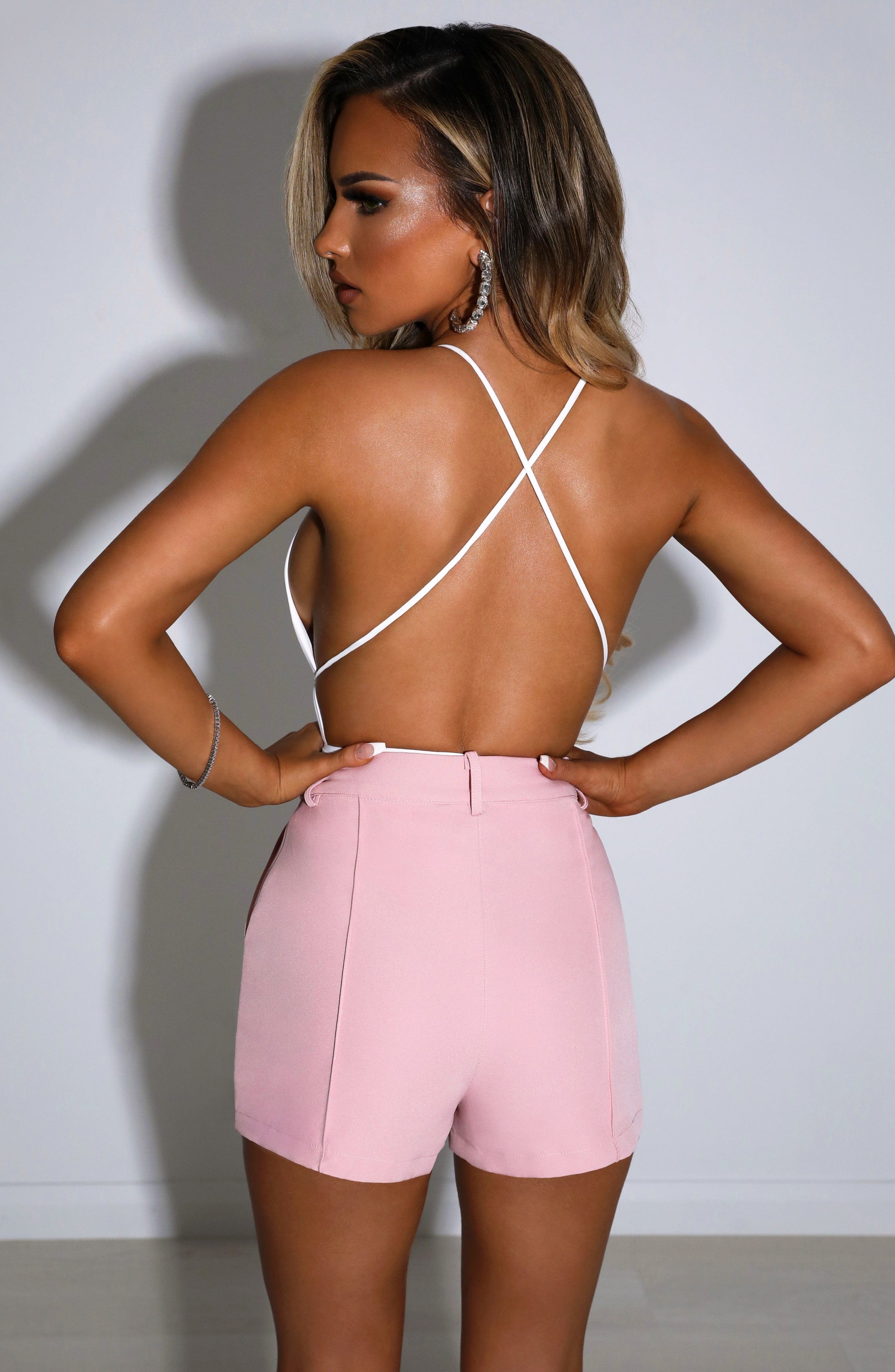 Natasha Shorts - Baby Pink Natasha Shorts - Baby Pink