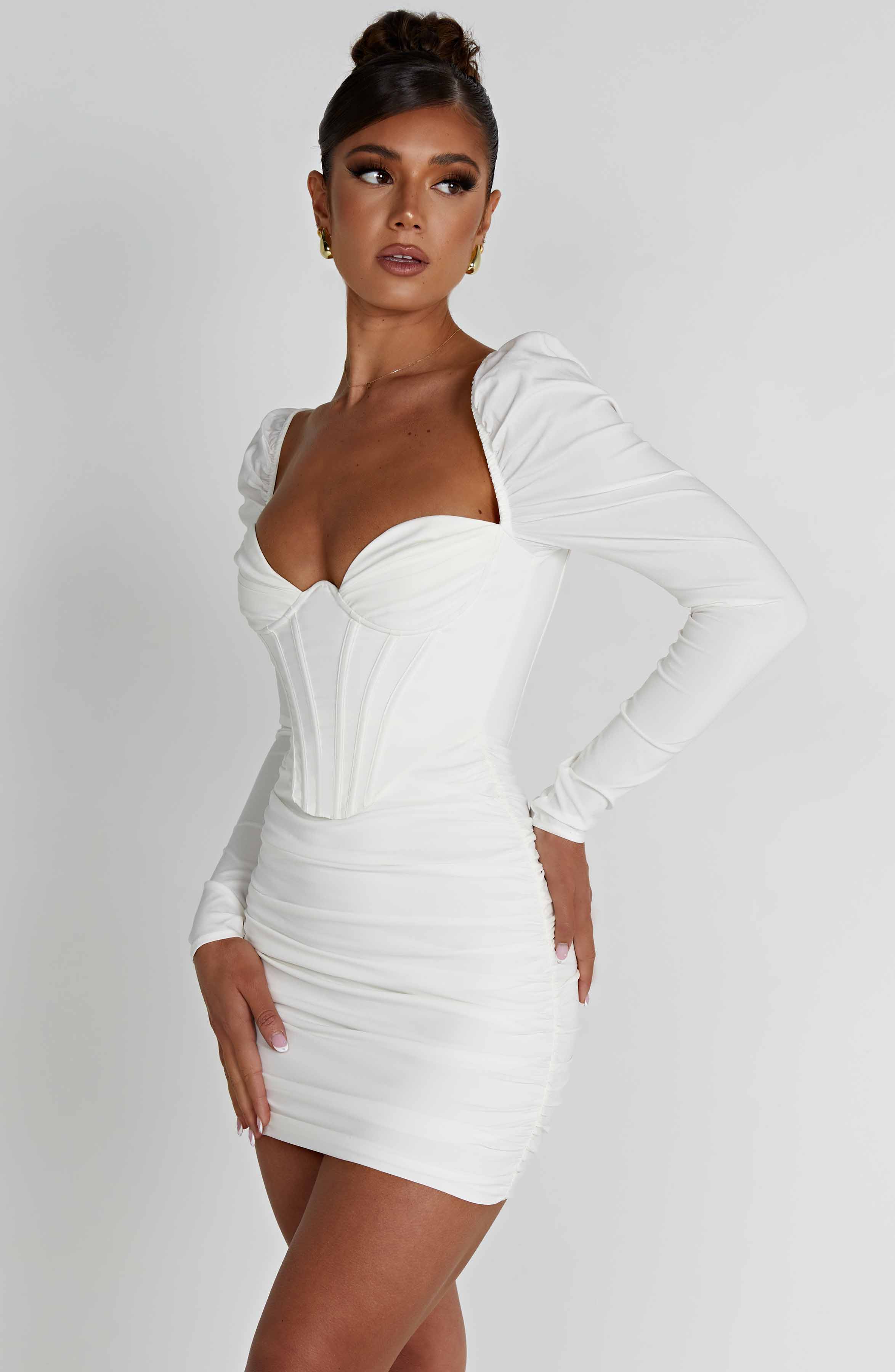 Louise Mini Dress - White Louise Mini Dress - White