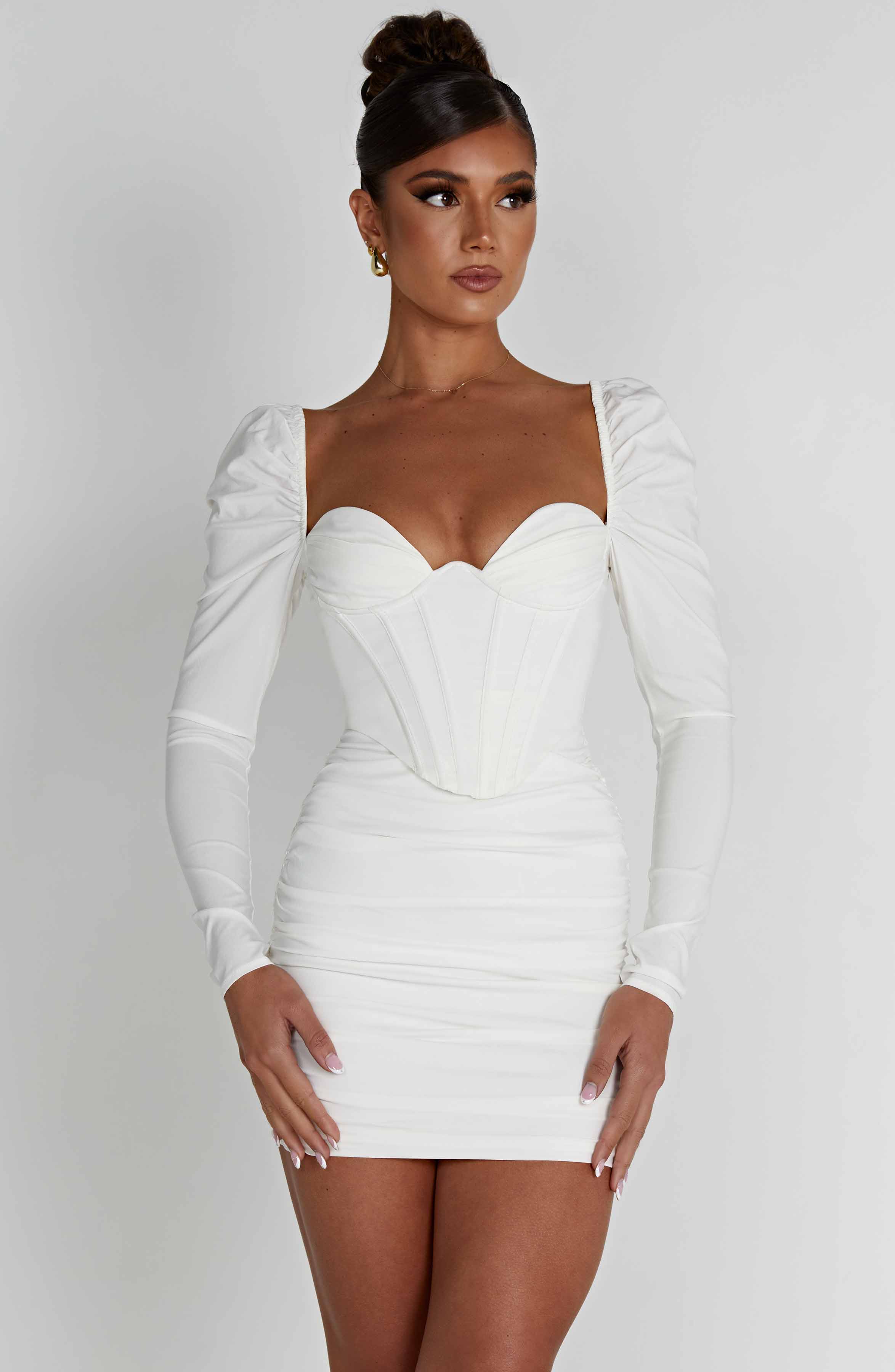 Louise Mini Dress - White Louise Mini Dress - White
