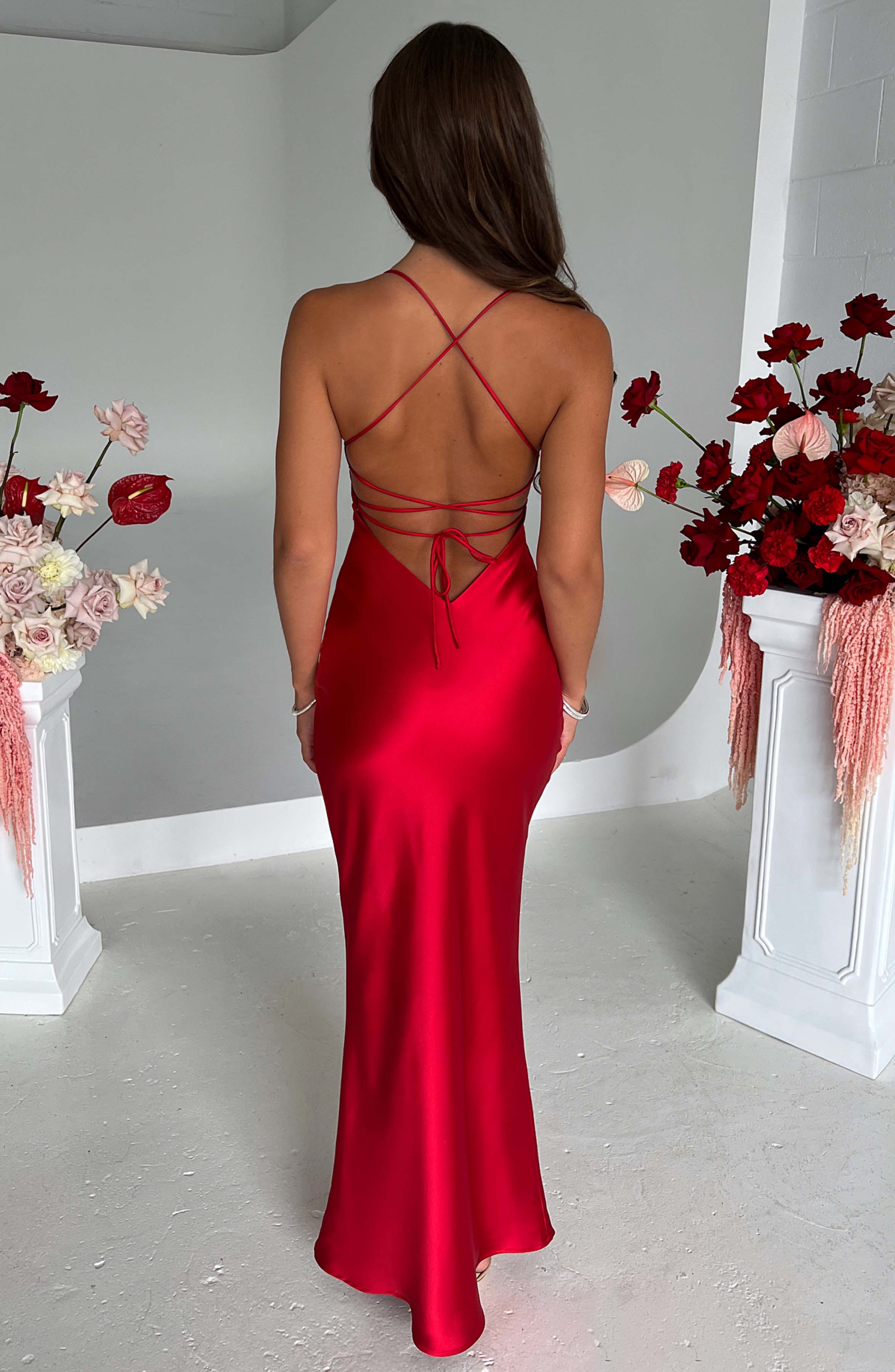 Malika Maxi Dress - Red Malika Maxi Dress - Red