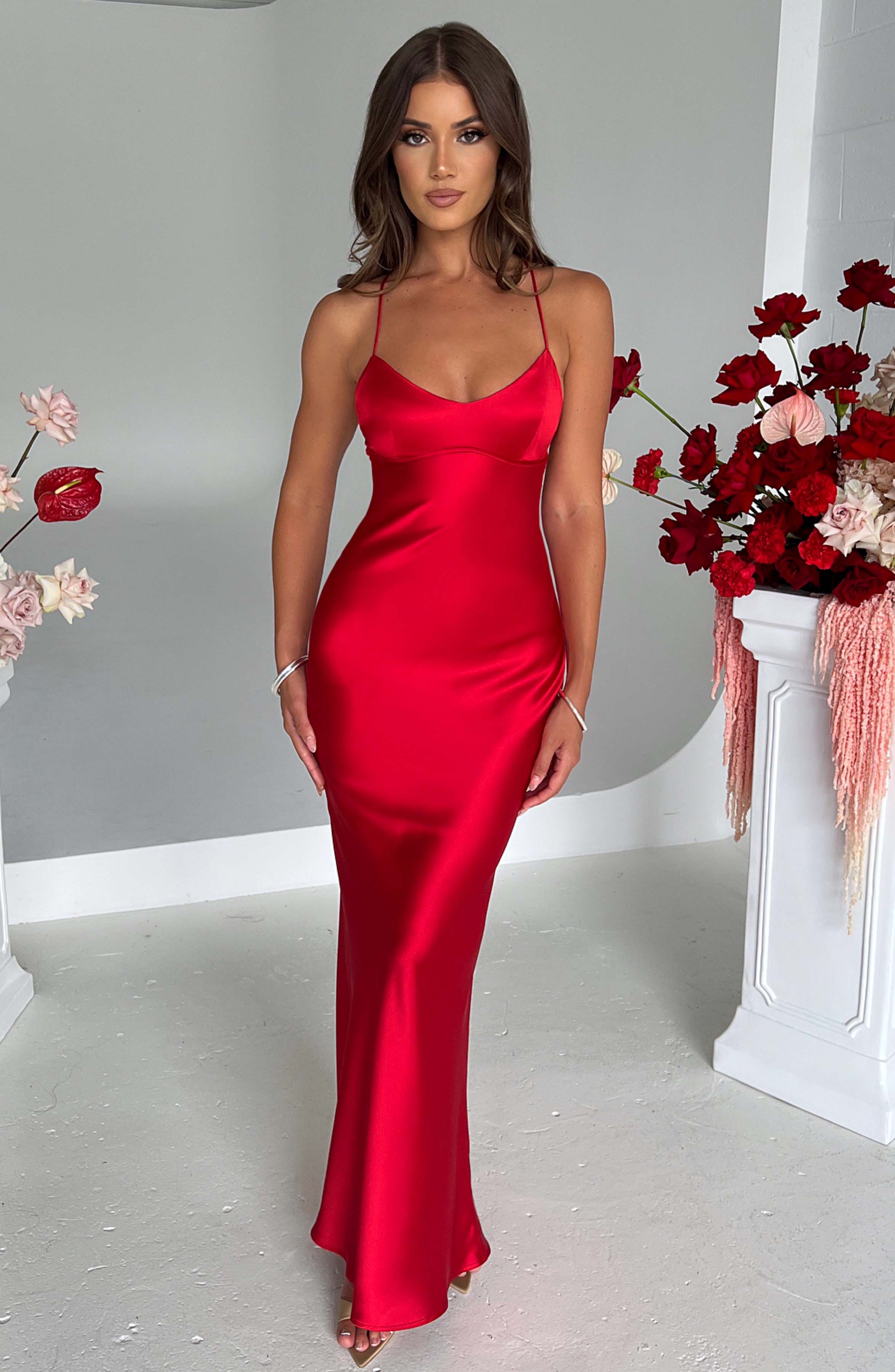 Malika Maxi Dress - Red Malika Maxi Dress - Red