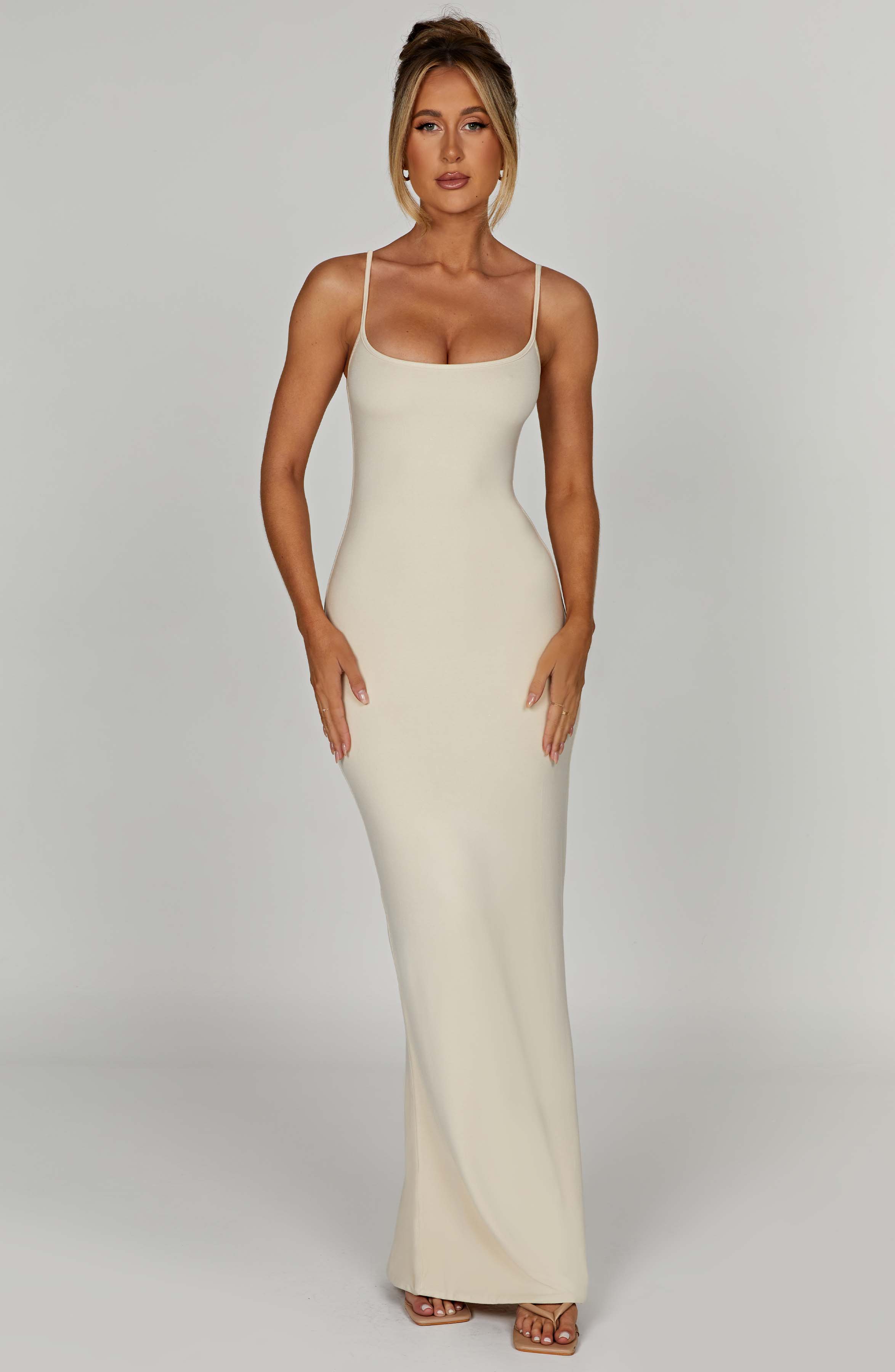Saskia Maxi Dress - Cream Saskia Maxi Dress - Cream