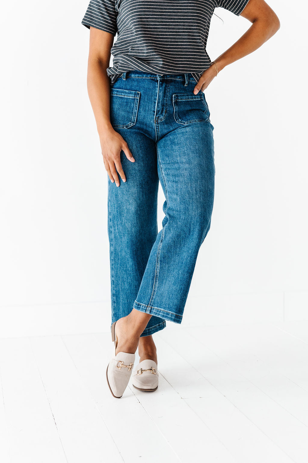 Jenny Straight Leg Cropped Jean Jenny Straight Leg Cropped Jean