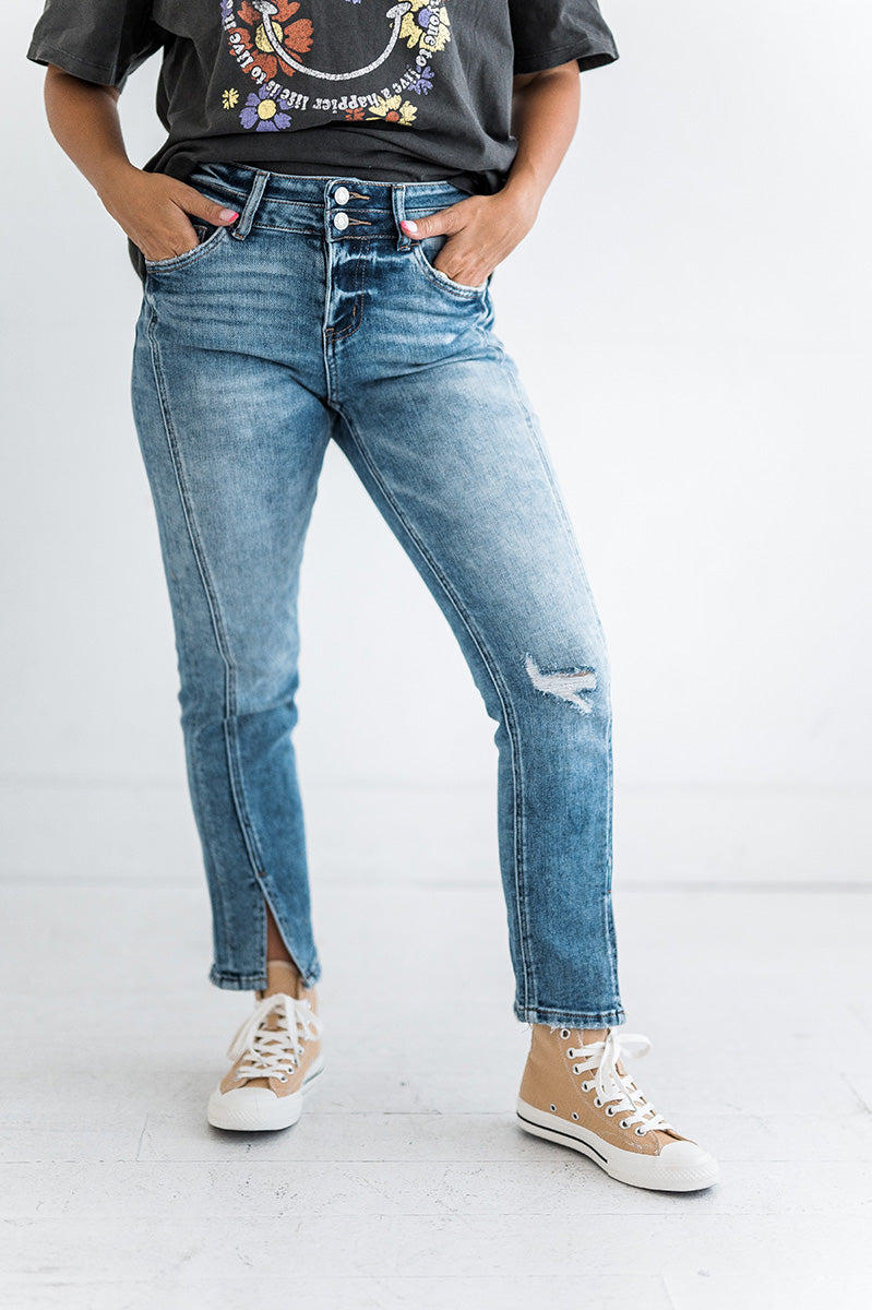 Trey Slim Straight Jeans - Size 24, 25, & 26 Left