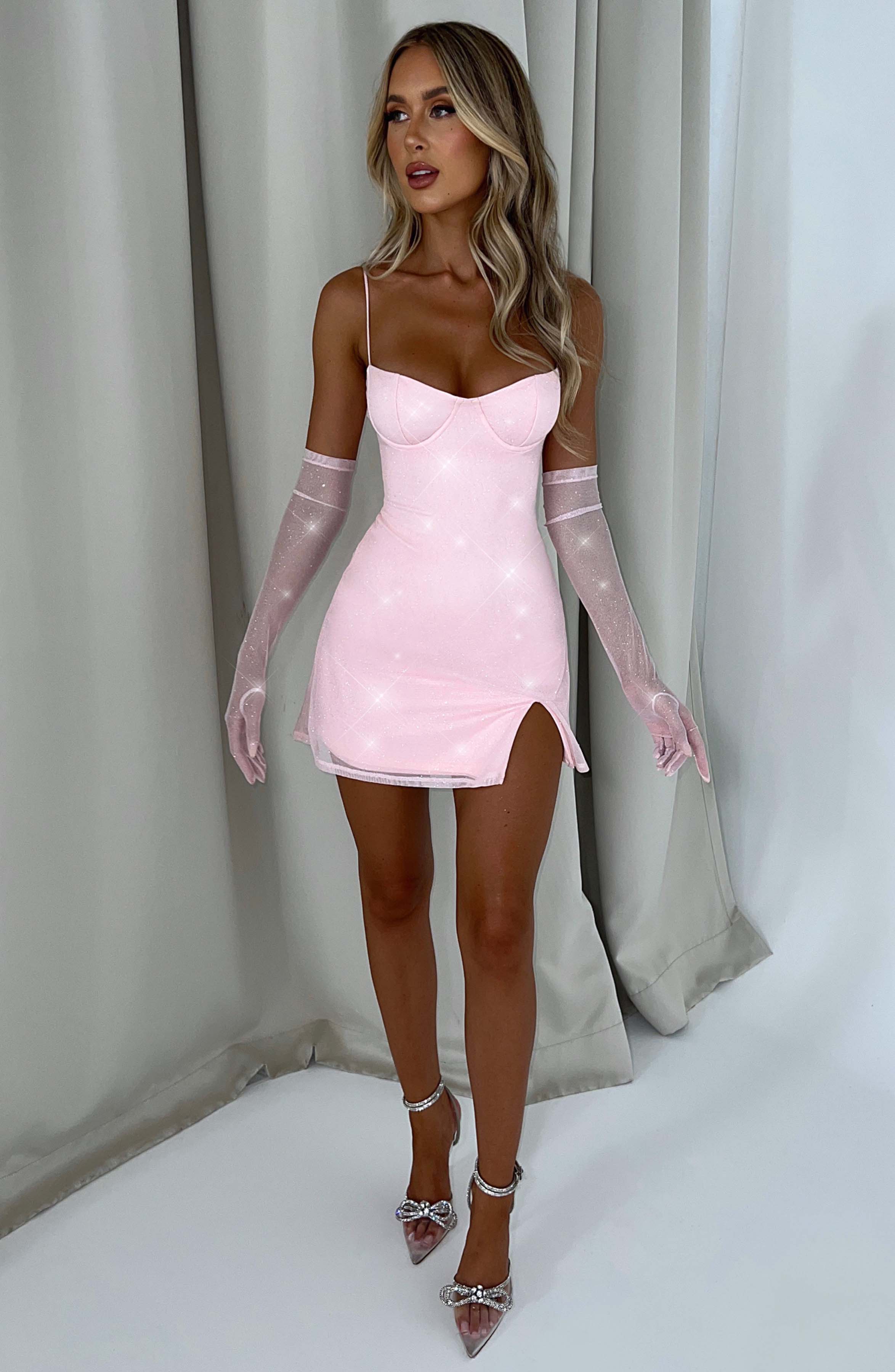 Pixie Mini Dress - Pink Sparkle Pixie Mini Dress - Pink Sparkle
