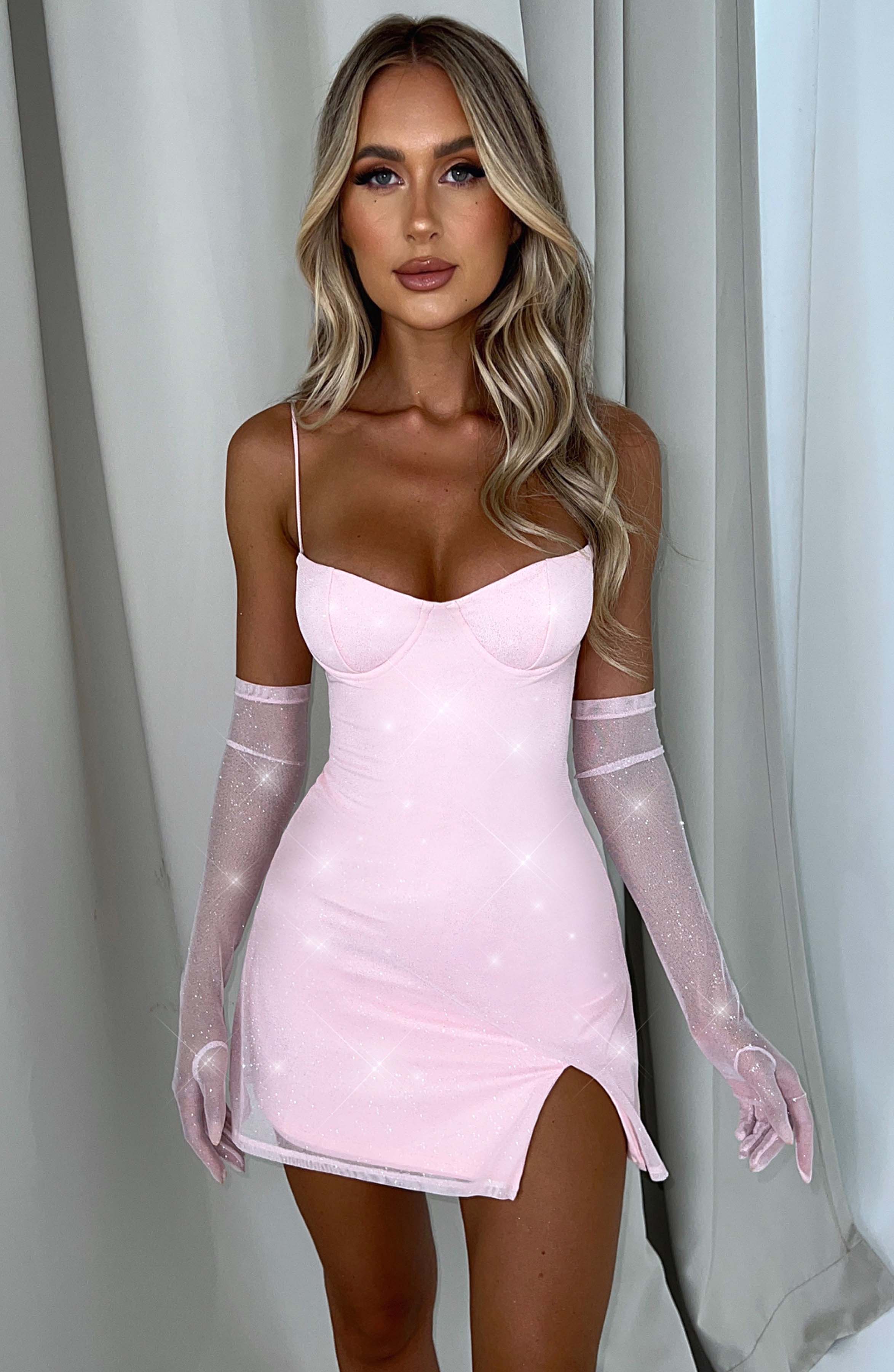 Pixie Mini Dress - Pink Sparkle Pixie Mini Dress - Pink Sparkle