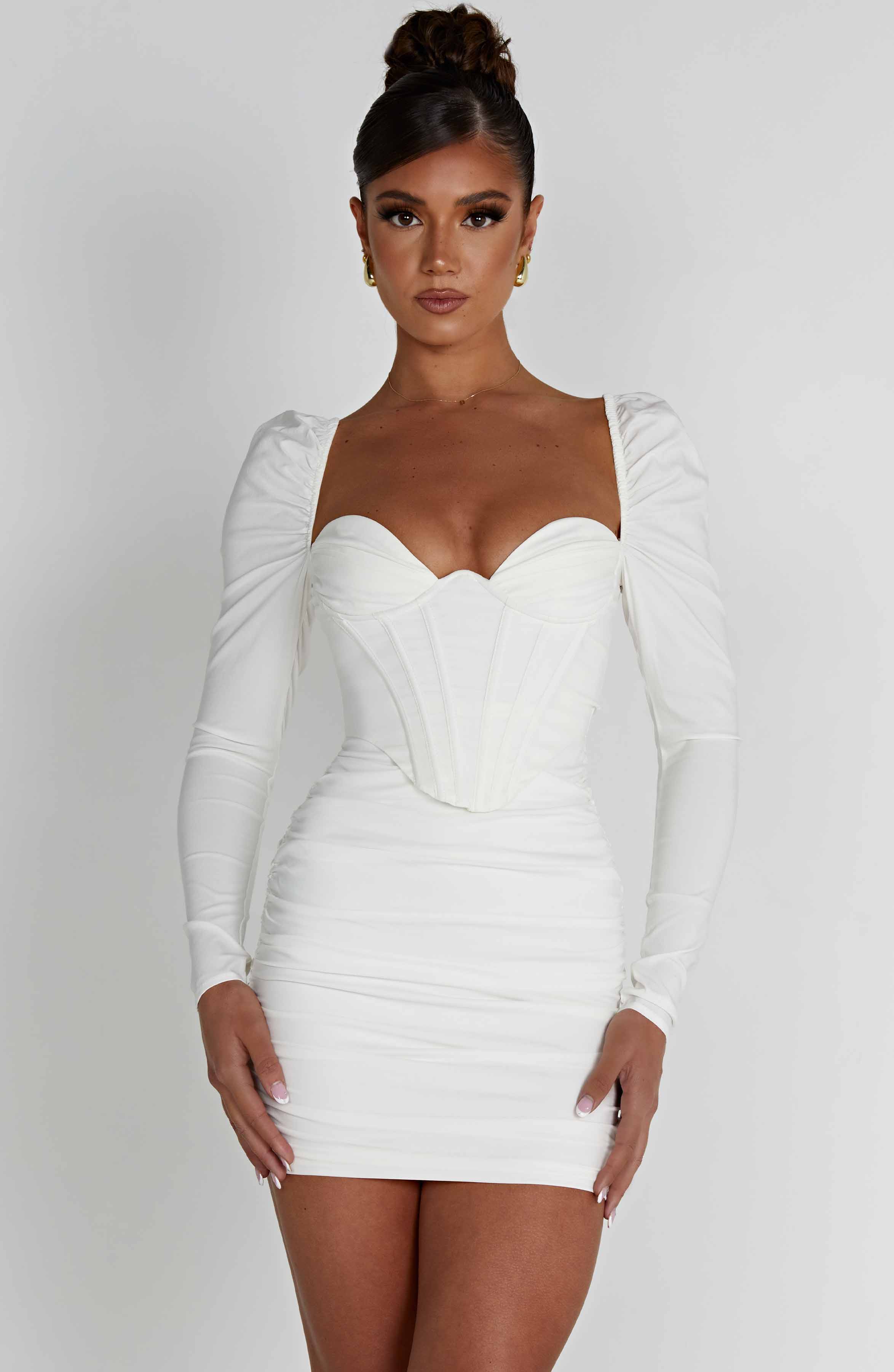 Louise Mini Dress - White Louise Mini Dress - White
