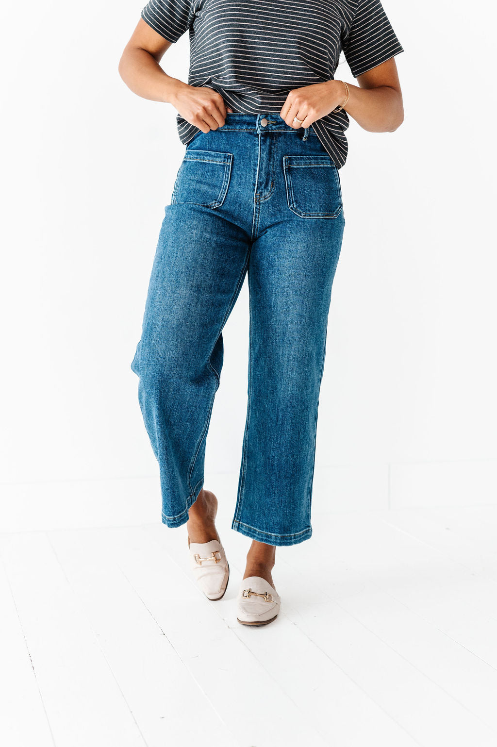 Jenny Straight Leg Cropped Jean Jenny Straight Leg Cropped Jean