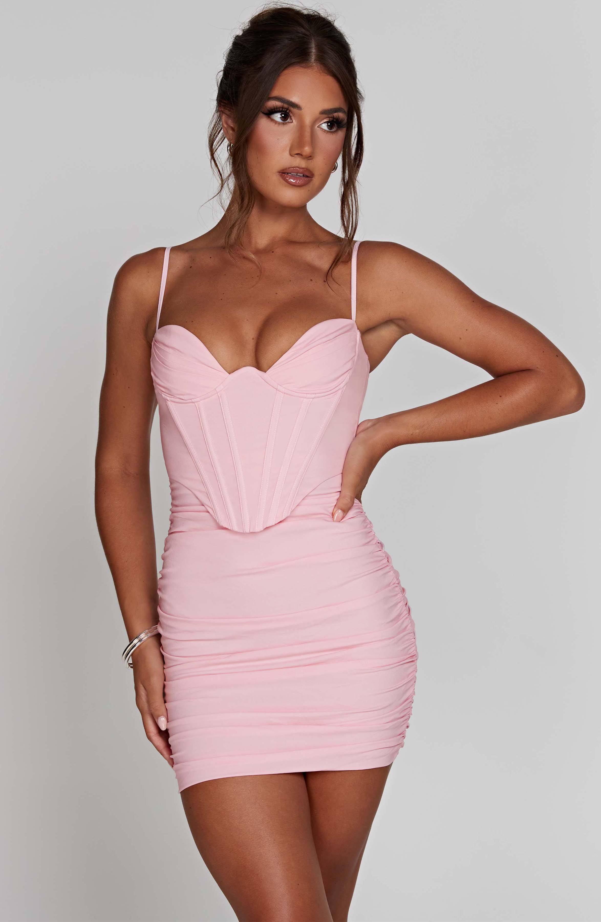 Nyla Mini Dress - Baby Pink Nyla Mini Dress - Baby Pink