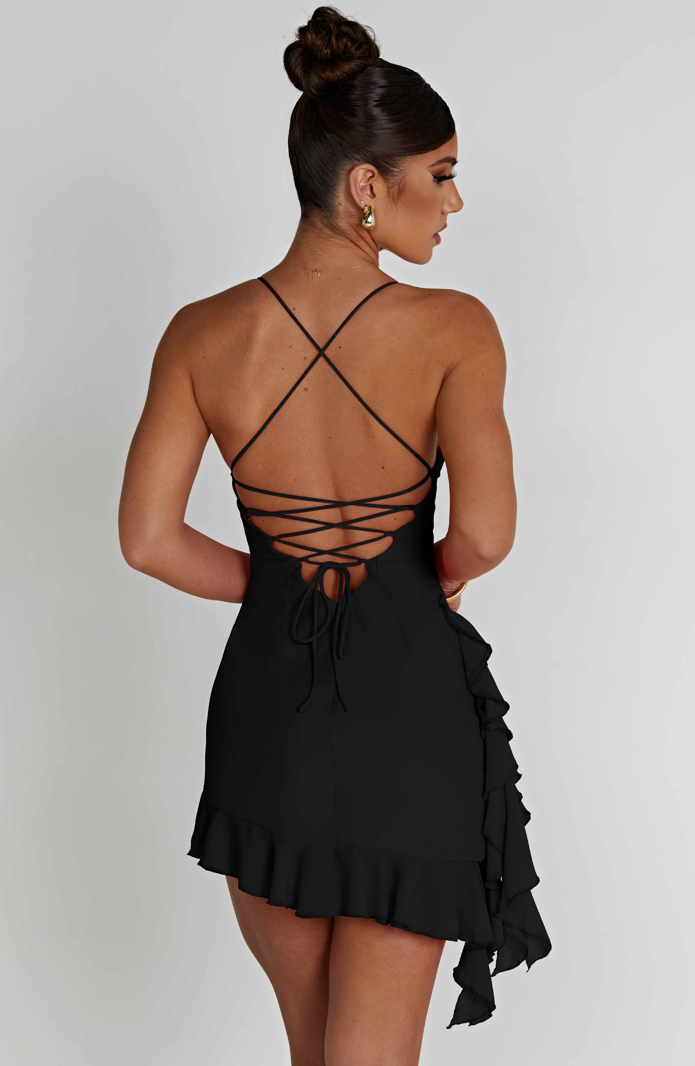 Larosa Mini Dress - Black Larosa Mini Dress - Black