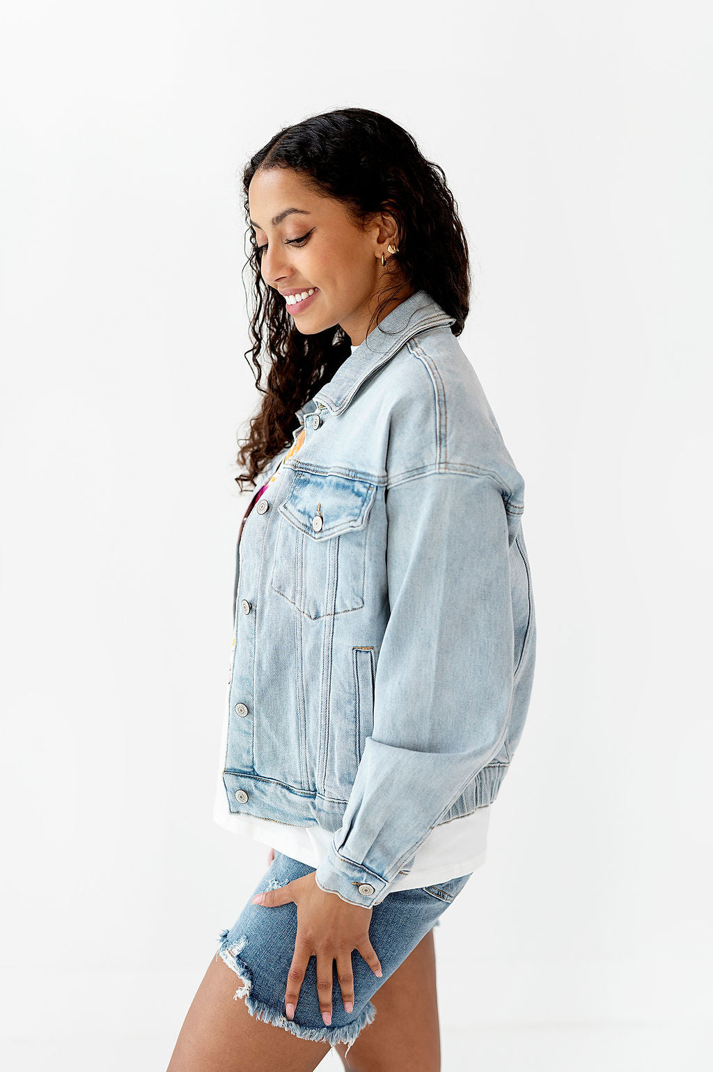 Heather Cargo Style Wide Leg Jeans Heather Cargo Style Wide Leg Jeans
